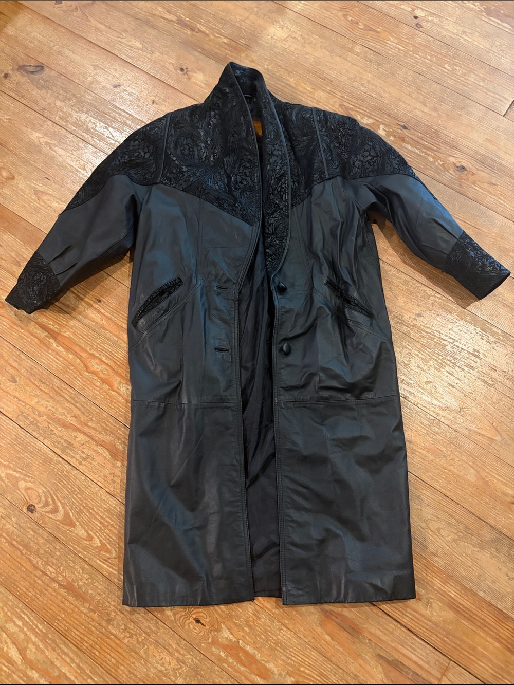100% Leather Coat